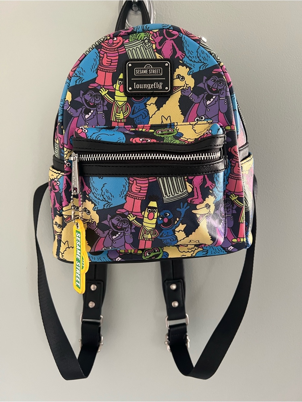 NWOT Loungefly Sesame Street Multicolor Mini Backpack